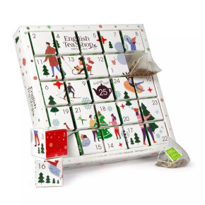 English Tea Shop Adventskalender White Ornaments BIO,...